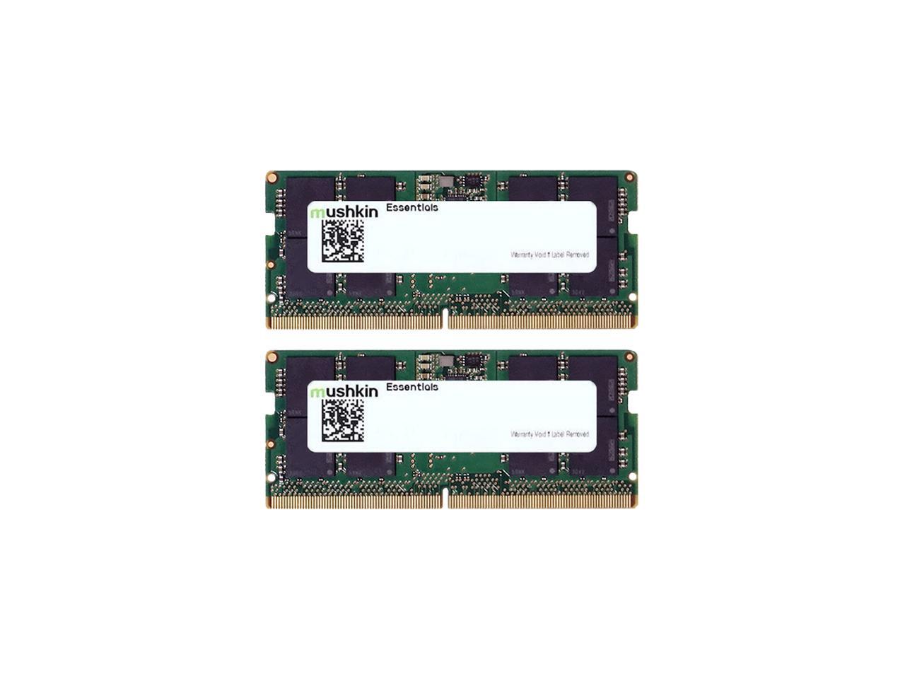 Mushkin Enhanced Essentials 32GB 2 X 16GB 262 Pin DDR5 SO DIMM DDR5 