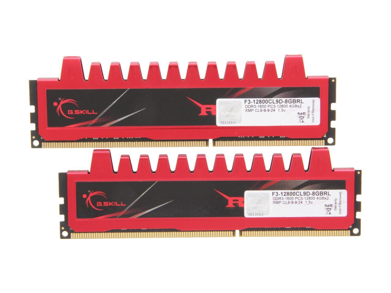 G.SKILL Ripjaws Series 8GB 240-Pin SDRAM DDR3 1600 Memory - Newegg.com
