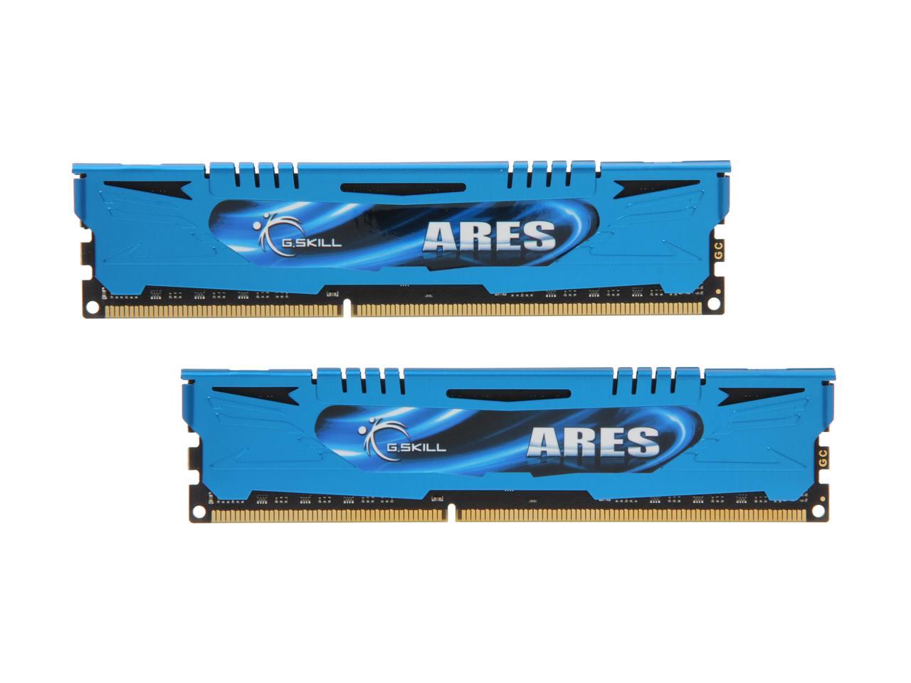 G.SKILL Ares Series 16GB (2 x 8GB) DDR3 1866 (PC3 14900) Desktop Memory  Model F3-1866C10D-16GAB