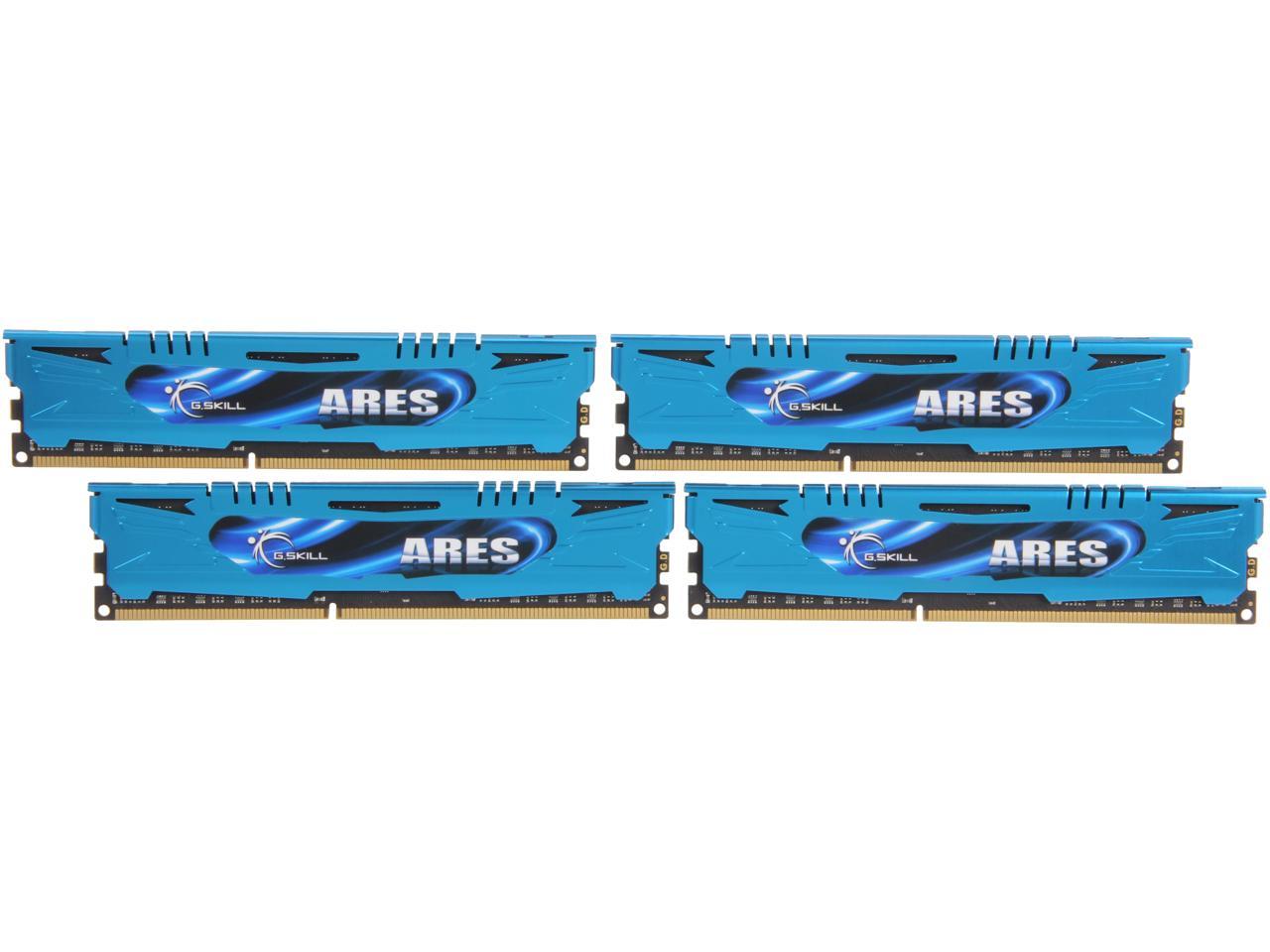 G.SKILL Ares Series 32GB (4 x 8GB) DDR3 2400 (PC3 19200) Desktop Memory  Model F3-2400C11Q-32GAB - Newegg.com