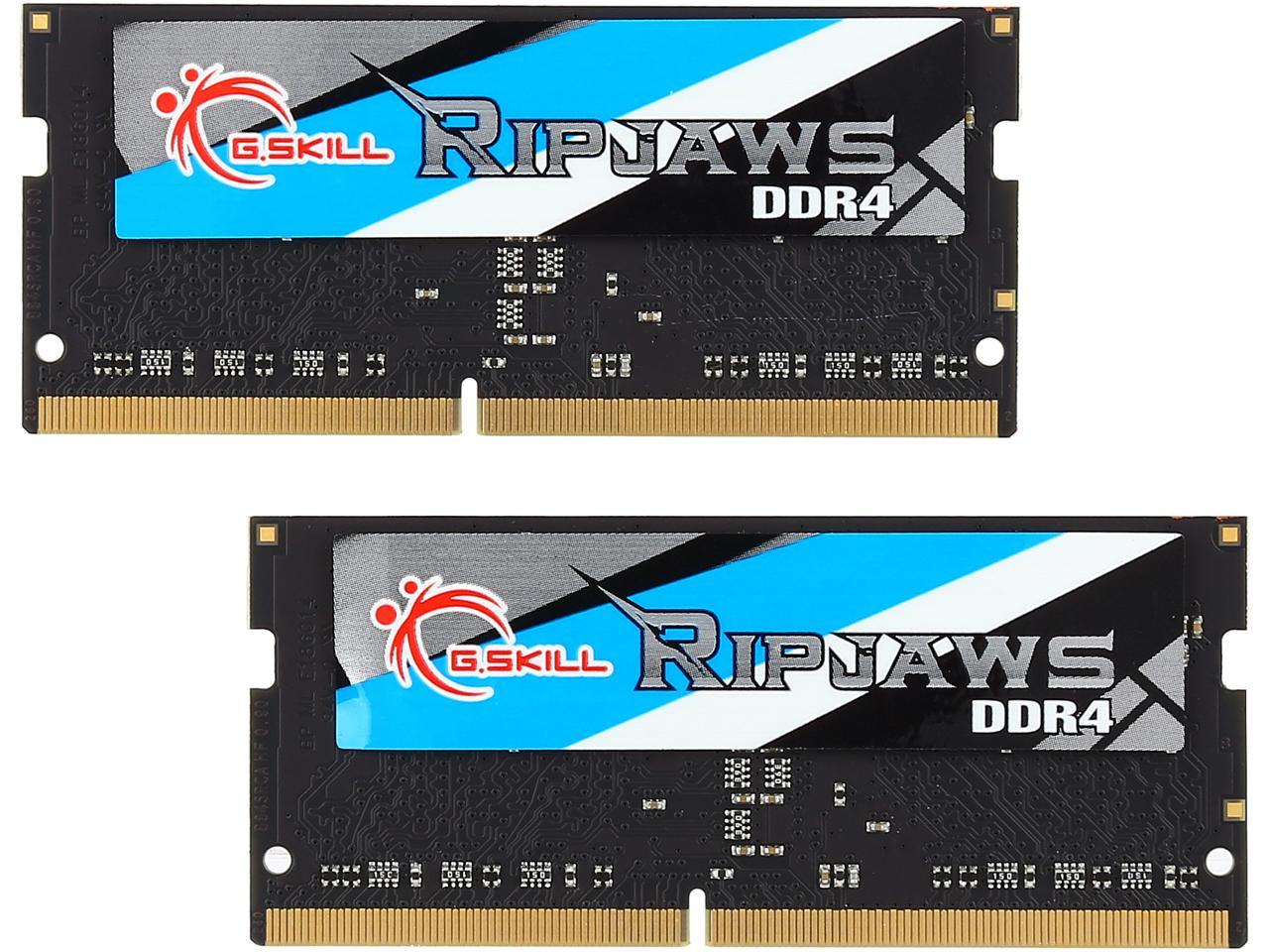 Gskill Ripjaws Series 8gb 2 X 4gb 260 Pin Ddr4 So Dimm Ddr4 2400 Pc4 19200 Laptop Memory 5319