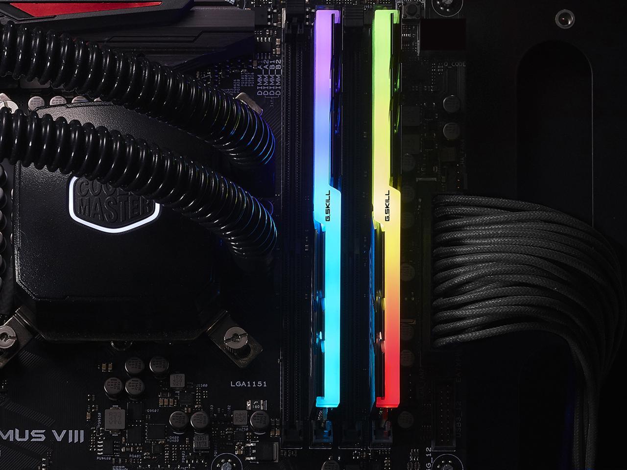 G.SKILL TridentZ RGB Series 16GB (2 x 8GB) 288-Pin PC RAM DDR4 3600 ...