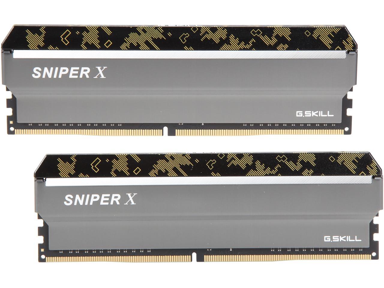 G.SKILL Sniper X Series 16GB (2 x 8GB) DDR4 3600 (PC4 28800) Desktop