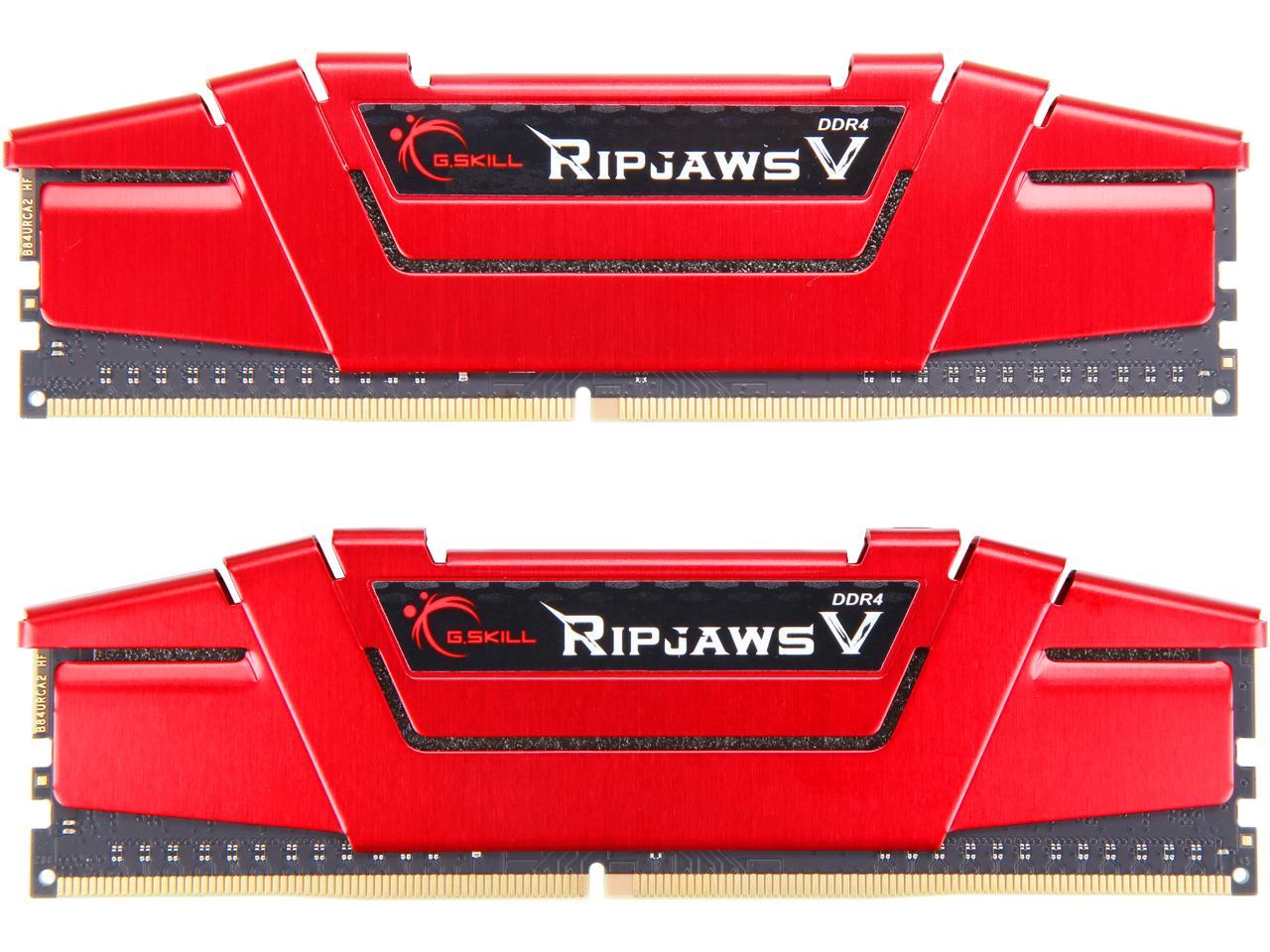 G.SKILL Ripjaws V Series 16GB (2 x 8GB) DDR4 3000 (PC4 24000) Desktop  Memory Model F4-3000C16D-16GVRB