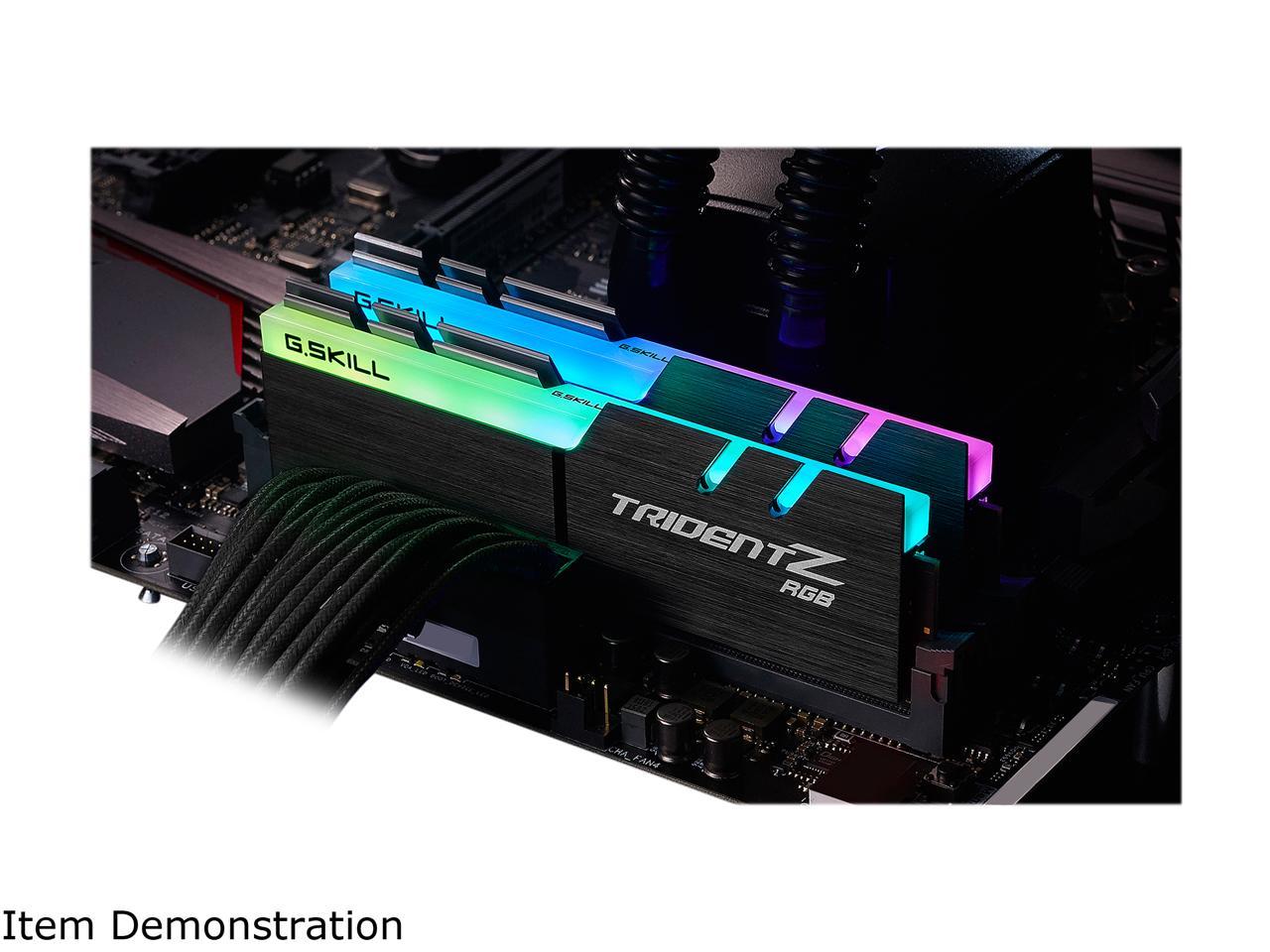 G.SKILL TridentZ RGB Series 16GB (2 X 8GB) 288-Pin PC RAM DDR4 3600 ...