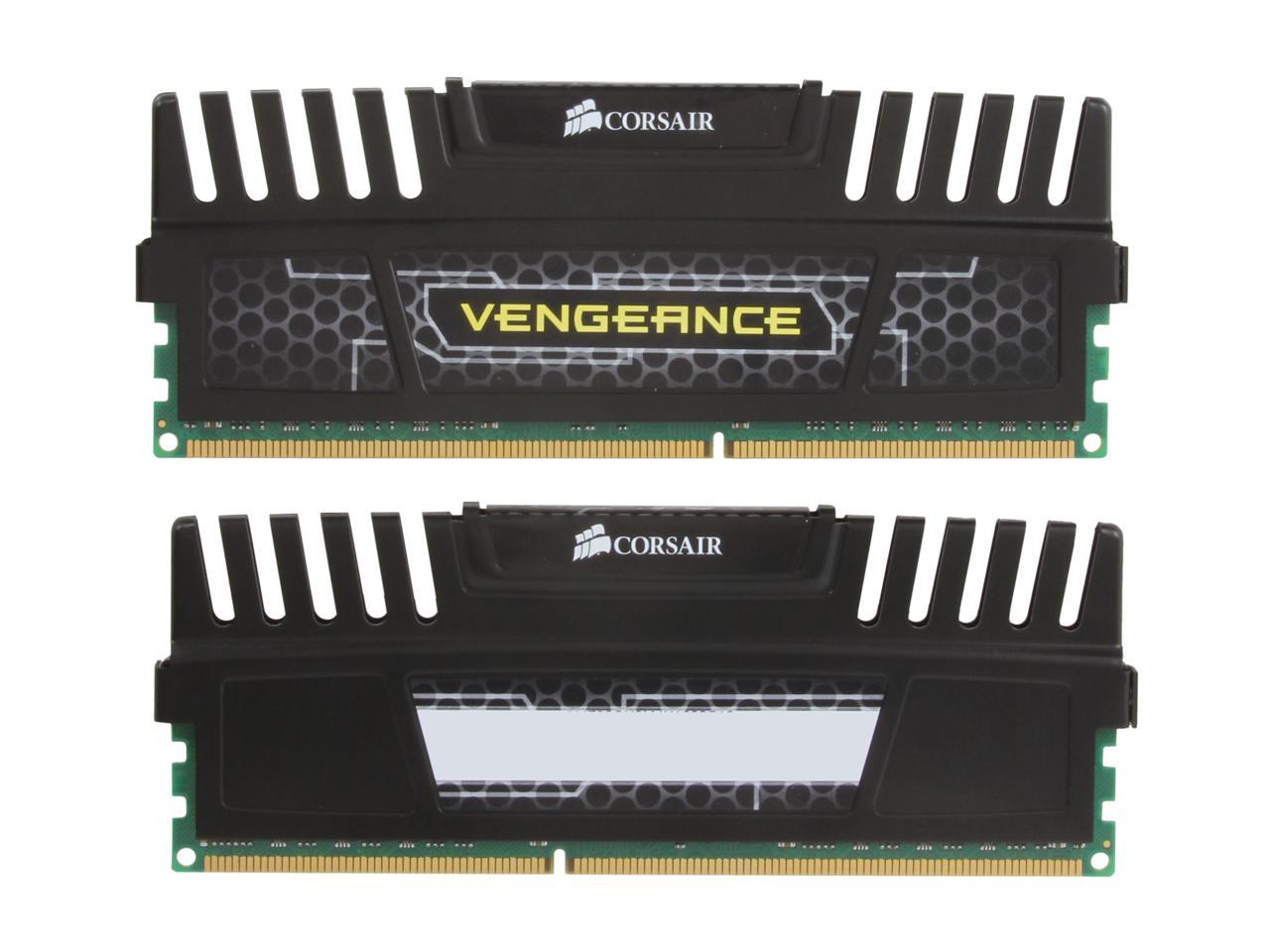 CORSAIR Vengeance 32GB (4 x 8GB) DDR3 1600 (PC3 12800) Desktop Memory Model  CMZ32GX3M4X1600C10