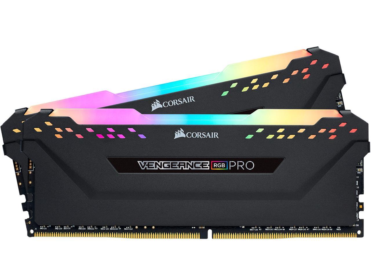 3600 MHz Corsair Vengeance RGB Pro Black DDR4-RAM 3600 MHz 4X 8GB módulo de Memoria 