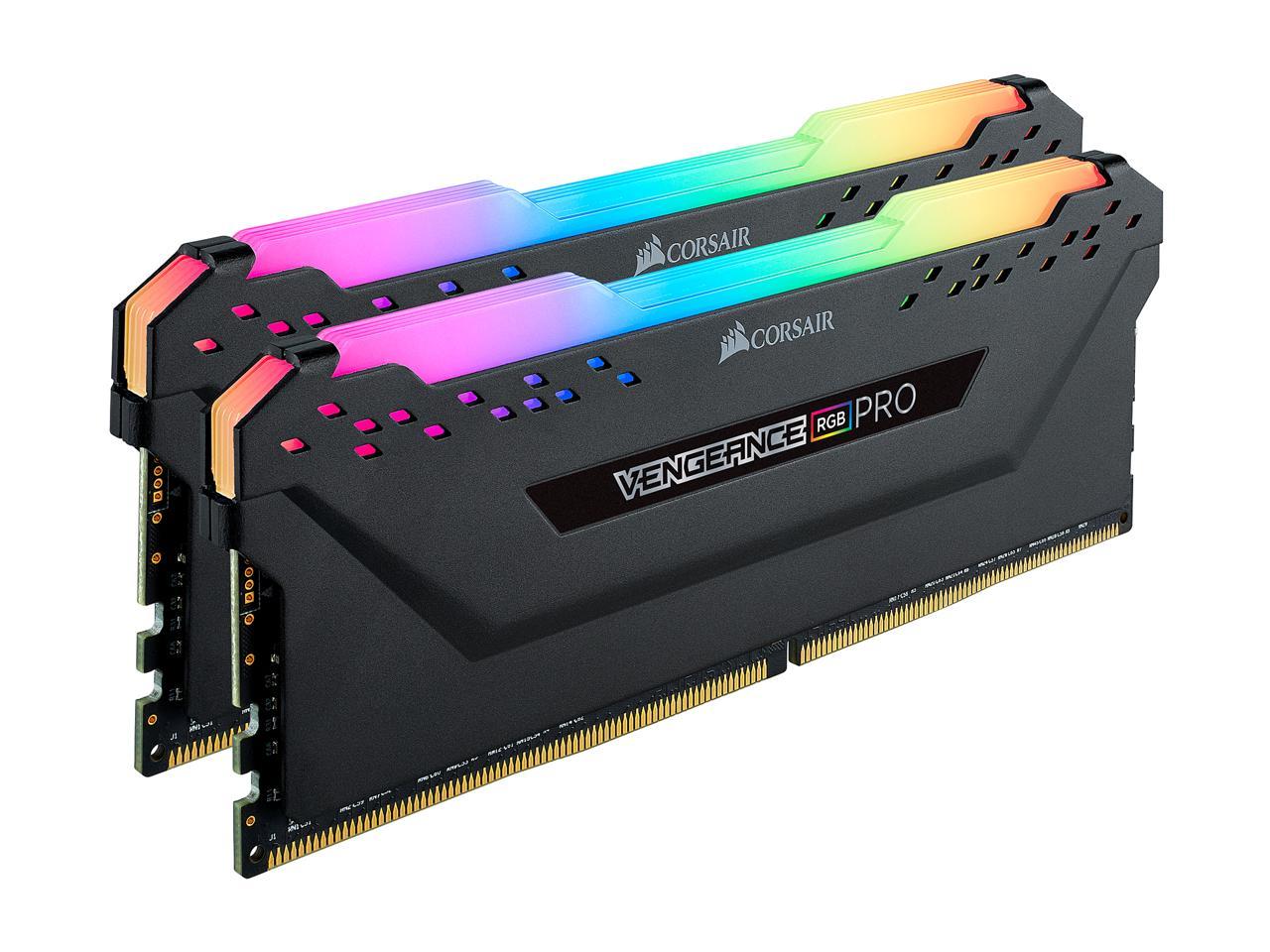 CORSAIR】VENGEANCE RGB PRO DDR4 32GB+marinoxnatal.com.br