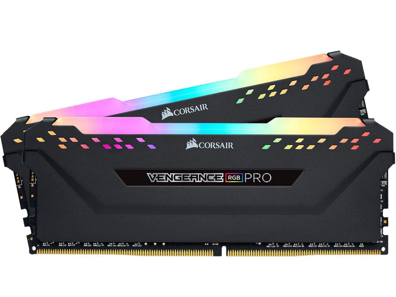 CORSAIR Vengeance RGB Pro (AMD Ryzen Ready) 16GB (2 x 8GB) 288-Pin DDR4 2933 (PC4 23400) AMD Optimized Memory Model CMW16GX4M2Z2933C16 - Newegg.com