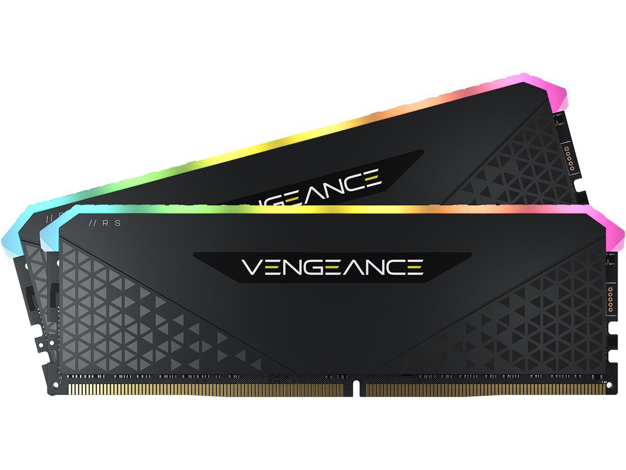 CORSAIR Vengeance RGB RS 64GB (2 32GB) PC RAM DDR4 3200 25600) Desktop Memory Model CMG64GX4M2E3200C16 - Newegg.com