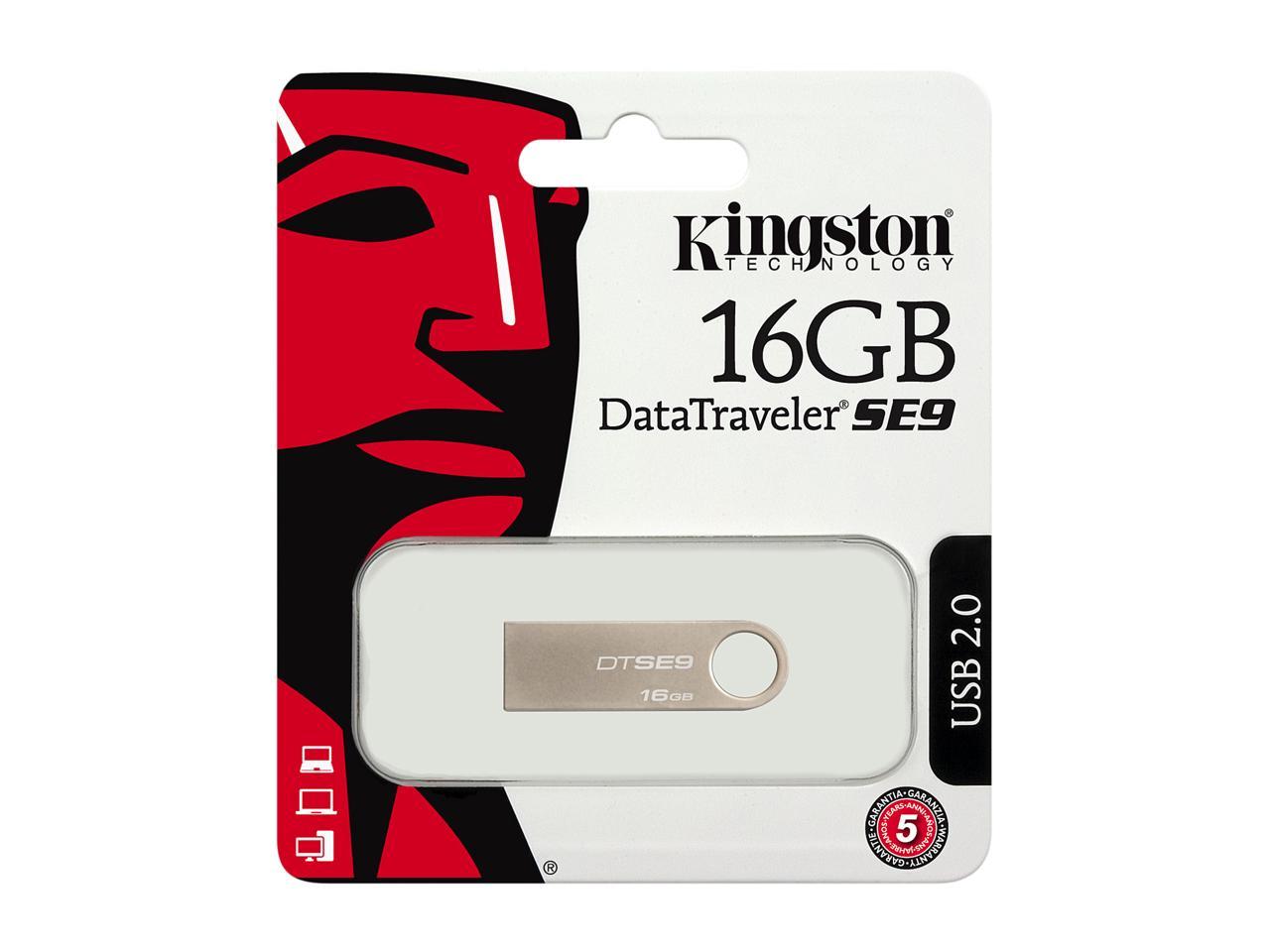 pay off trigger bond Kingston DataTraveler SE9 16GB Flash Drive Model DTSE9H/16GBZ - Newegg.com