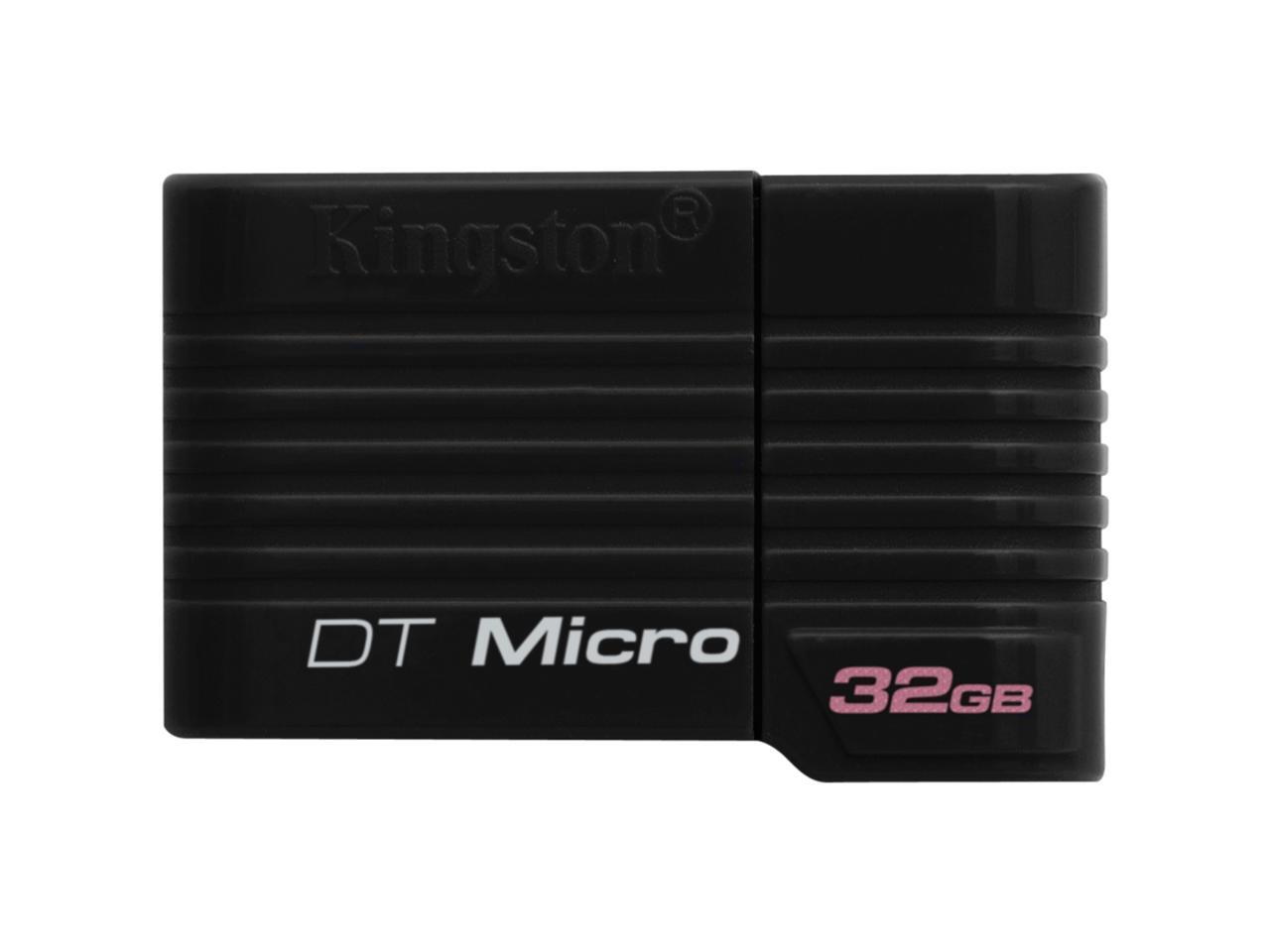 Kingston DataTraveler Micro 32 GB USB 2.0 Flash Drive Black Newegg.ca