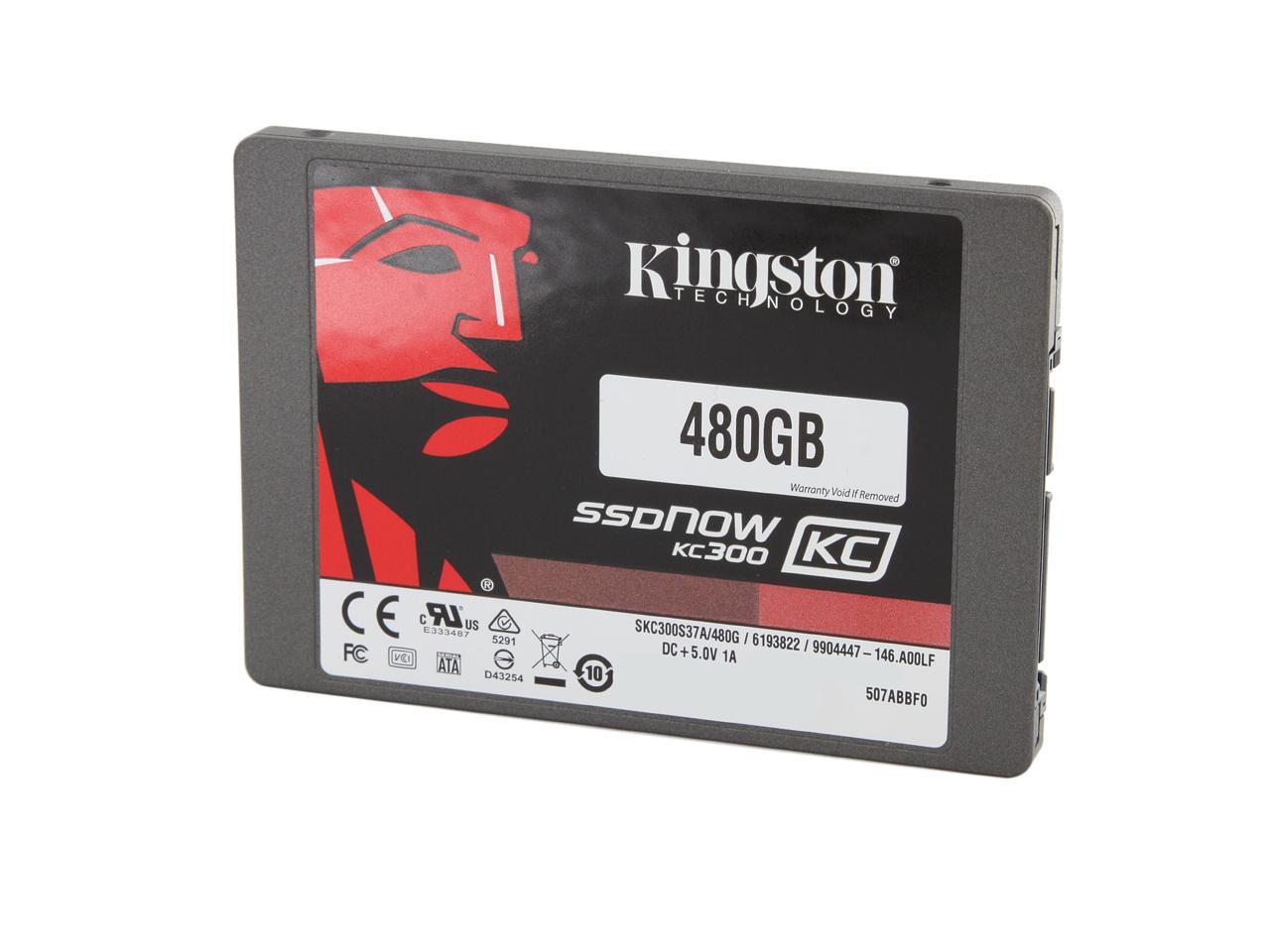 Kingston SSDNow KC300 SKC300S37A/480G 2.5" 480GB SATA III Enterprise ...