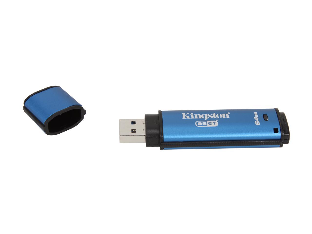 Kingston 64gb Data Traveler Aes Encrypted Vault Privacy 256bit Usb 30