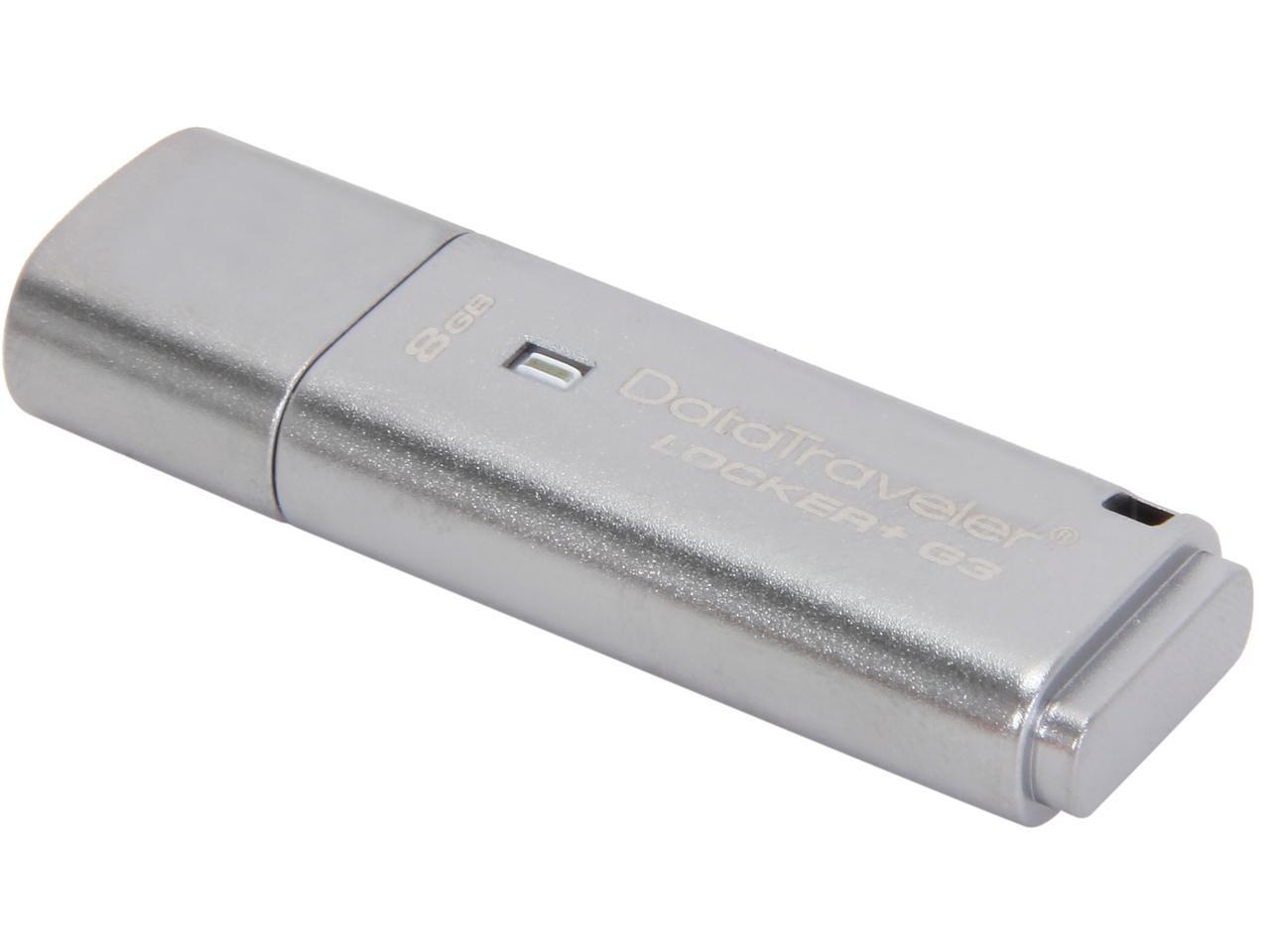 Kingston DataTraveler Locker+ G3 8GB USB 3.0 Flash Drive - Newegg.ca