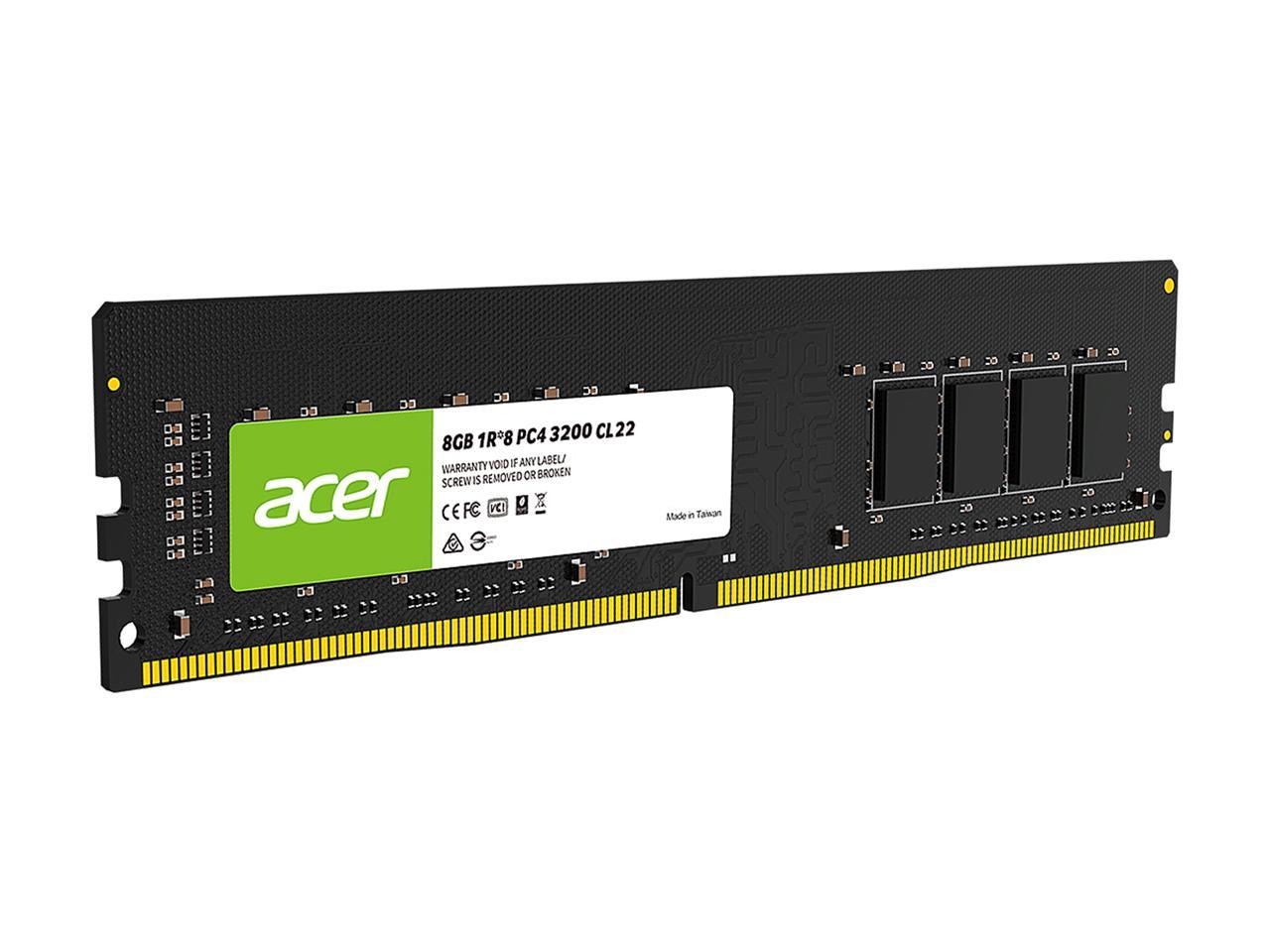 Acer UD100 8GB 288-Pin PC RAM DDR4 3200 (PC4 25600) Desktop Memory