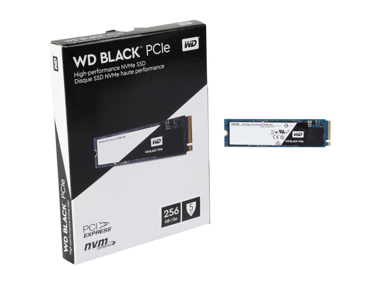 Wd Black 256gb Performance Ssd M 2 2280 Pcie Nvme Solid State Drive Wds256g1x0c Newegg Com