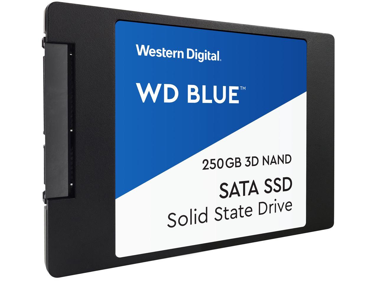 WD Blue 3D NAND 250GB Internal SSD - SATA III 6Gb/s 2.5