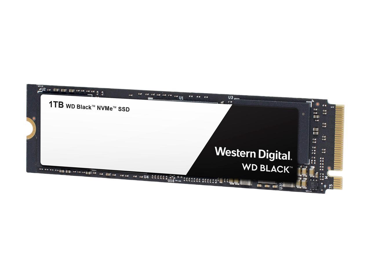 Wd Black Nvme M 2 2280 1tb Pci Express 3 0 X4 3d Nand Internal Solid State Drive Ssd Wds100t2x0c Newegg Com