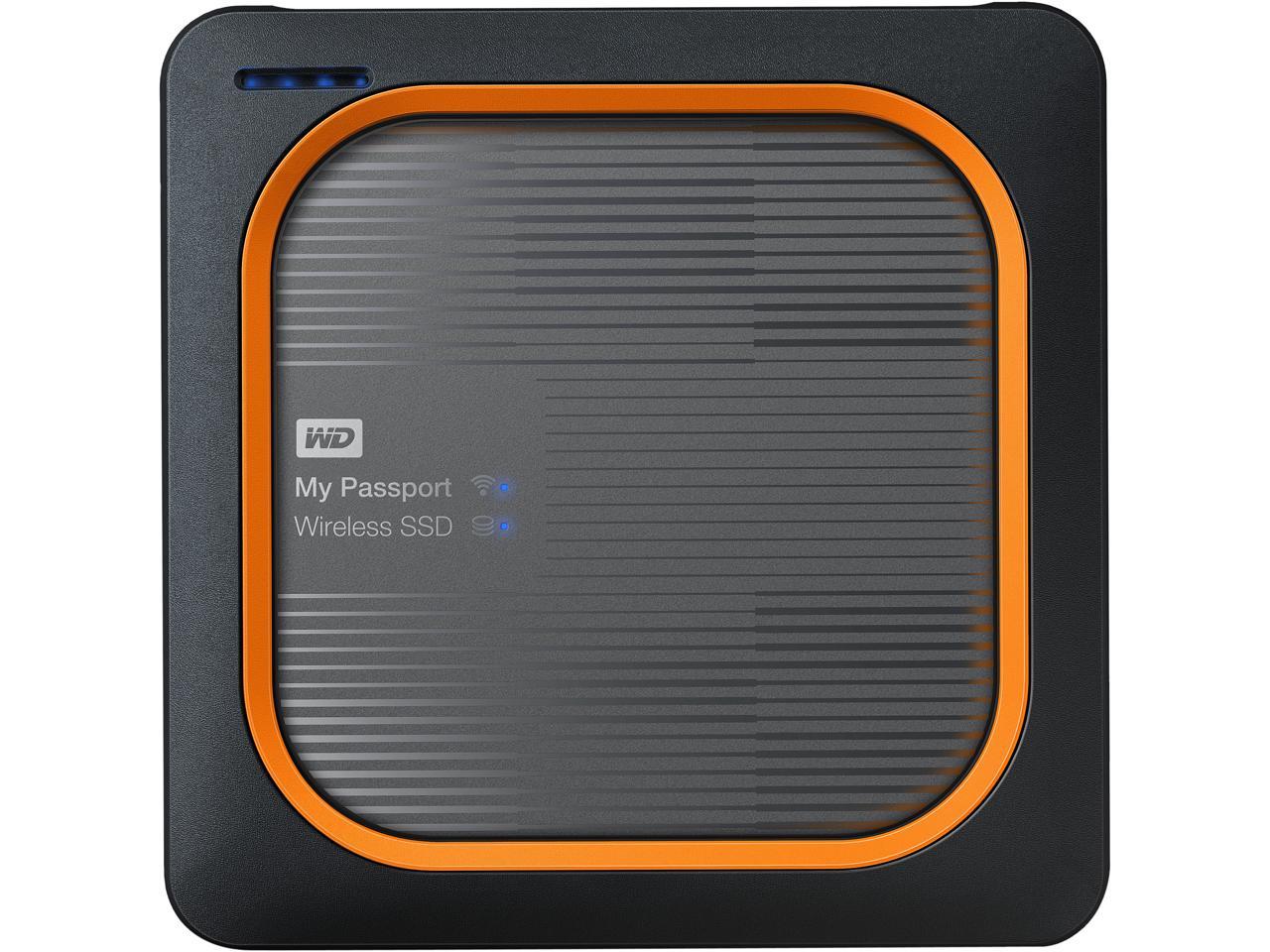 Wd 2tb My Passport Wireless Ssd External Portable Drive One Touch Sd Card Backup Ac Wi Fi