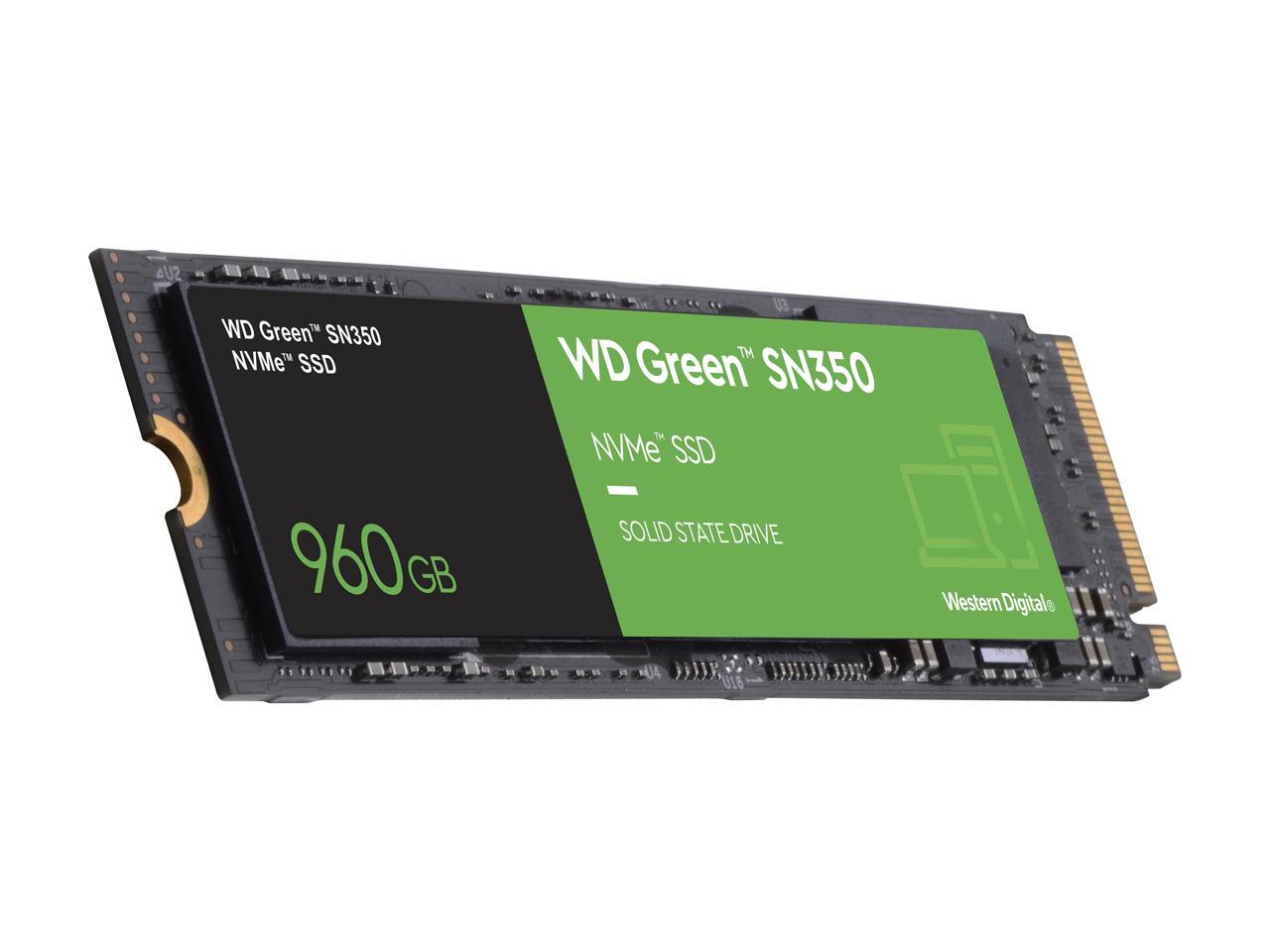 PC/タブレット PCパーツ Western Digital WD Green SN350 NVMe M.2 2280 960GB PCI-Express 3.0 