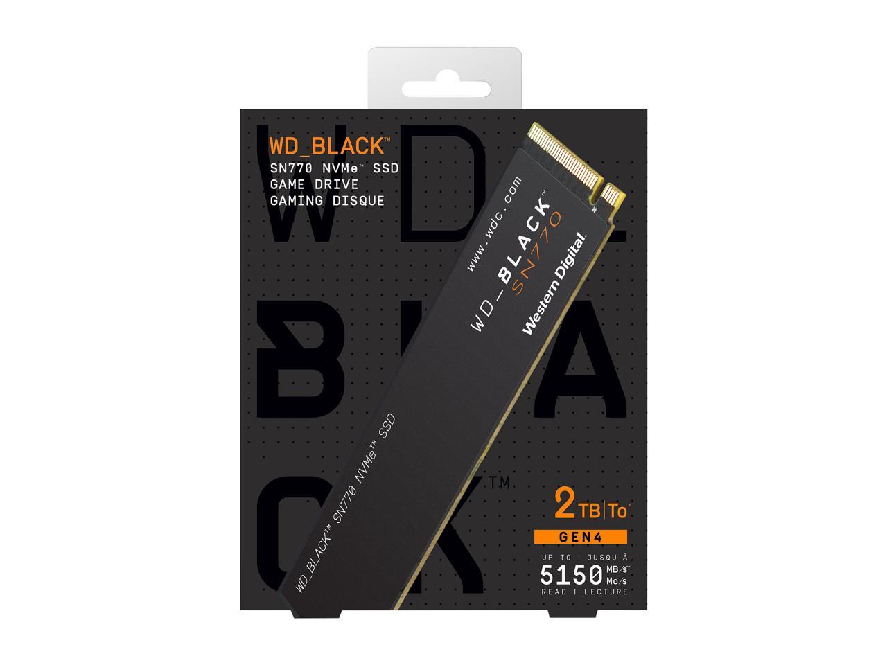 セール特価 Western Digital製 SSD WD Black SN770 NVMe WDS200T3X0E 2TB fucoa.cl