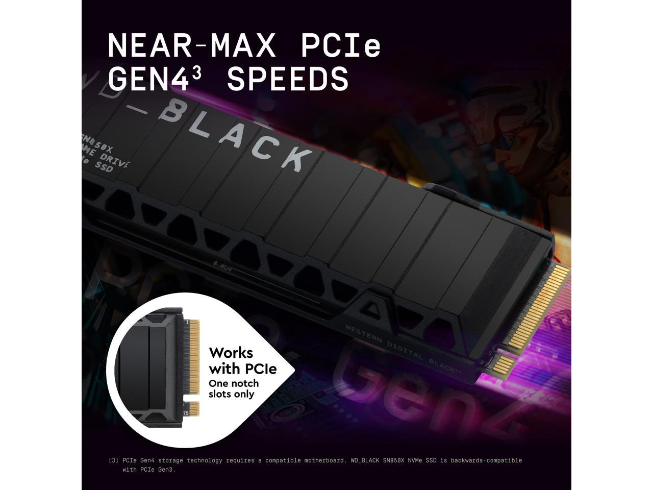 Western Digital BLACK SN850X NVMe M.2 2280 2TB PCI-Express 4.0 x4 3D