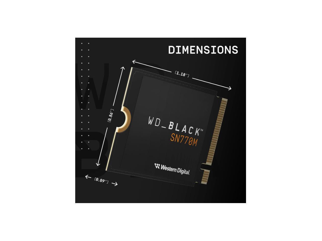 WD_BLACK 500GB SN770M M.2 2230 NVMe SSD for Handheld Gaming Devices ...