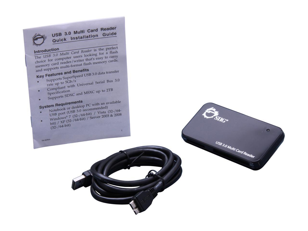 Brand New Siig Inc Usb 3.0 Bay Multi Card Reader With An Extra Usb 3.0 Port Product Category Input Adapter Brand New Siig Inc Usb 3.0 Bay Multi Card Reader With An Extra Usb 3.0 Port Product Category Input Adapter