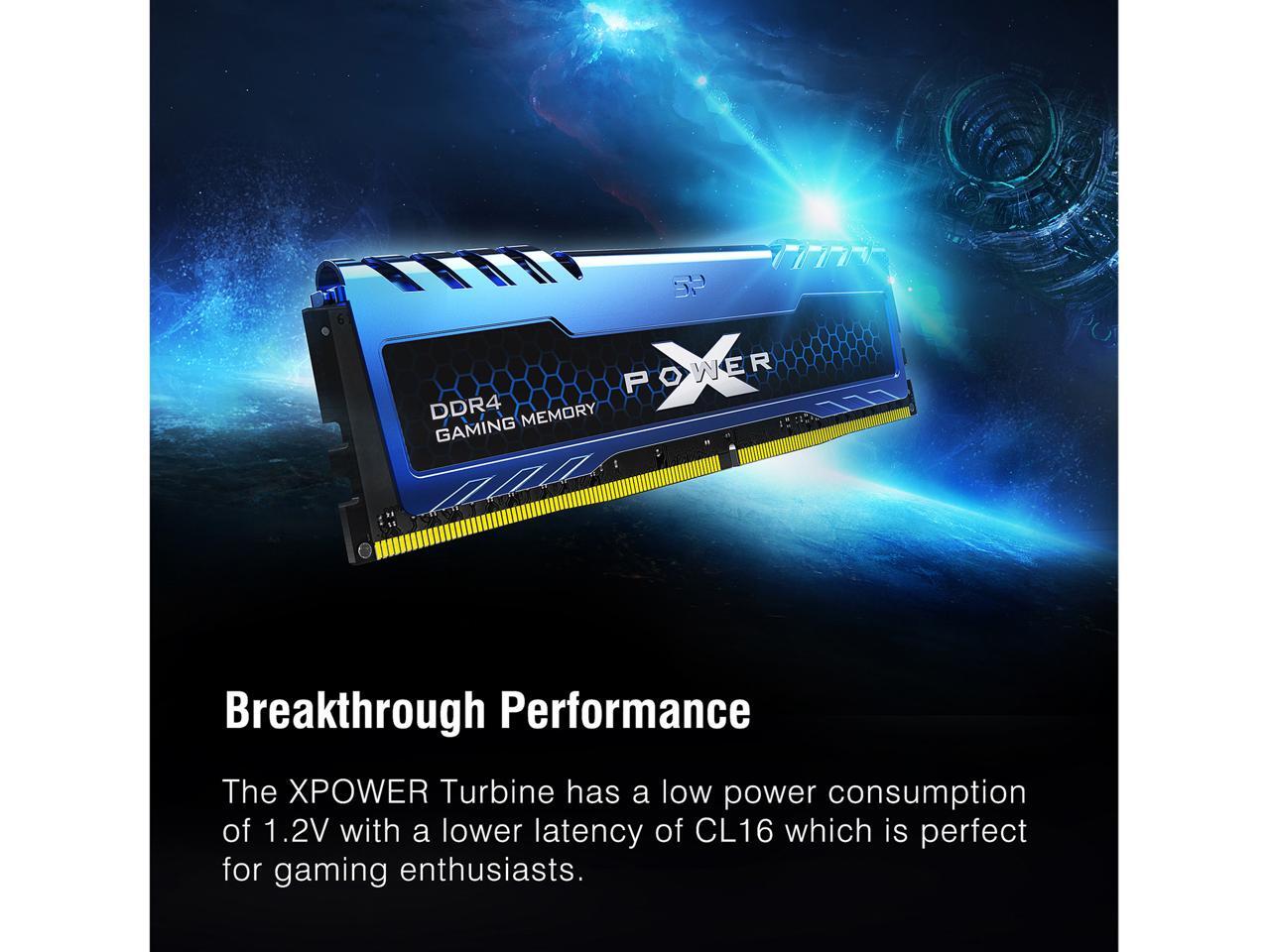 Silicon Power 16GB (2 x 8GB) DDR4 3600 (PC4 28800) 288-Pin XPOWER ...