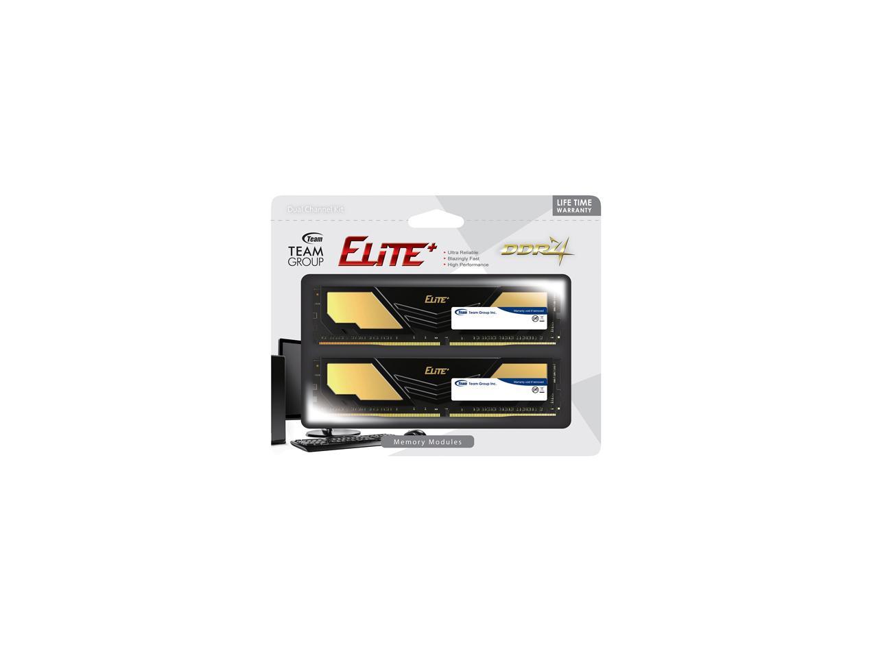 Team Elite Plus 8GB (2 x 4GB) 288-Pin DDR4 SDRAM DDR4 2400 (PC4 19200