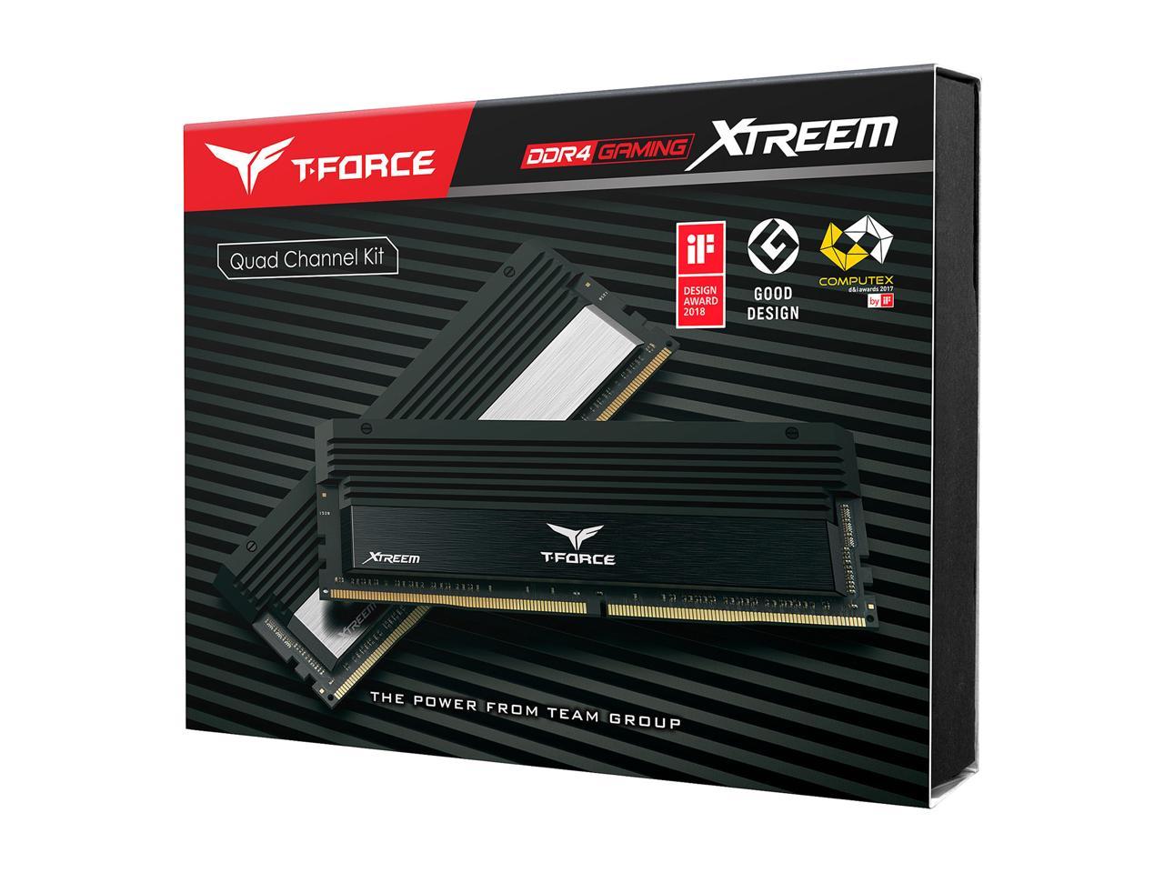 Team T-Force XTREEM 32GB (4 x 8GB) DDR4 4000 (PC4 32000) Desktop Memory