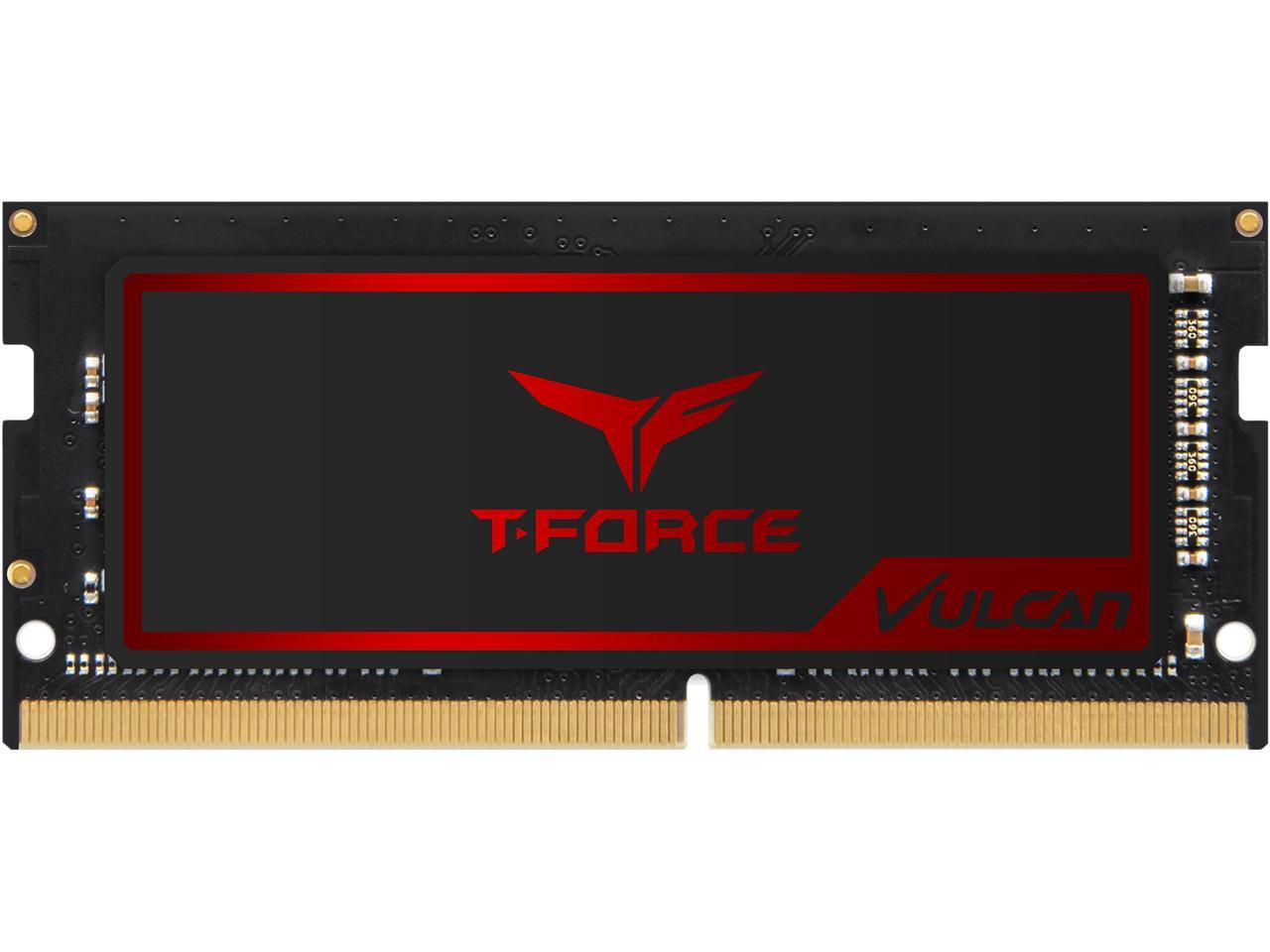 Team T Force Vulcan 16gb 260 Pin Ddr4 So Dimm Ddr4 2666 Pc4 Laptop Memory Model Tlrd416g2666hc18f S01 Newegg Com