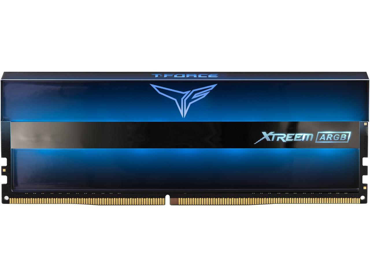 Team T-Force XTREEM ARGB 16GB (2 x 8GB) 288-Pin PC RAM DDR4 3200 (PC4  25600) Desktop Memory Model TF10D416G3200HC16CDC01