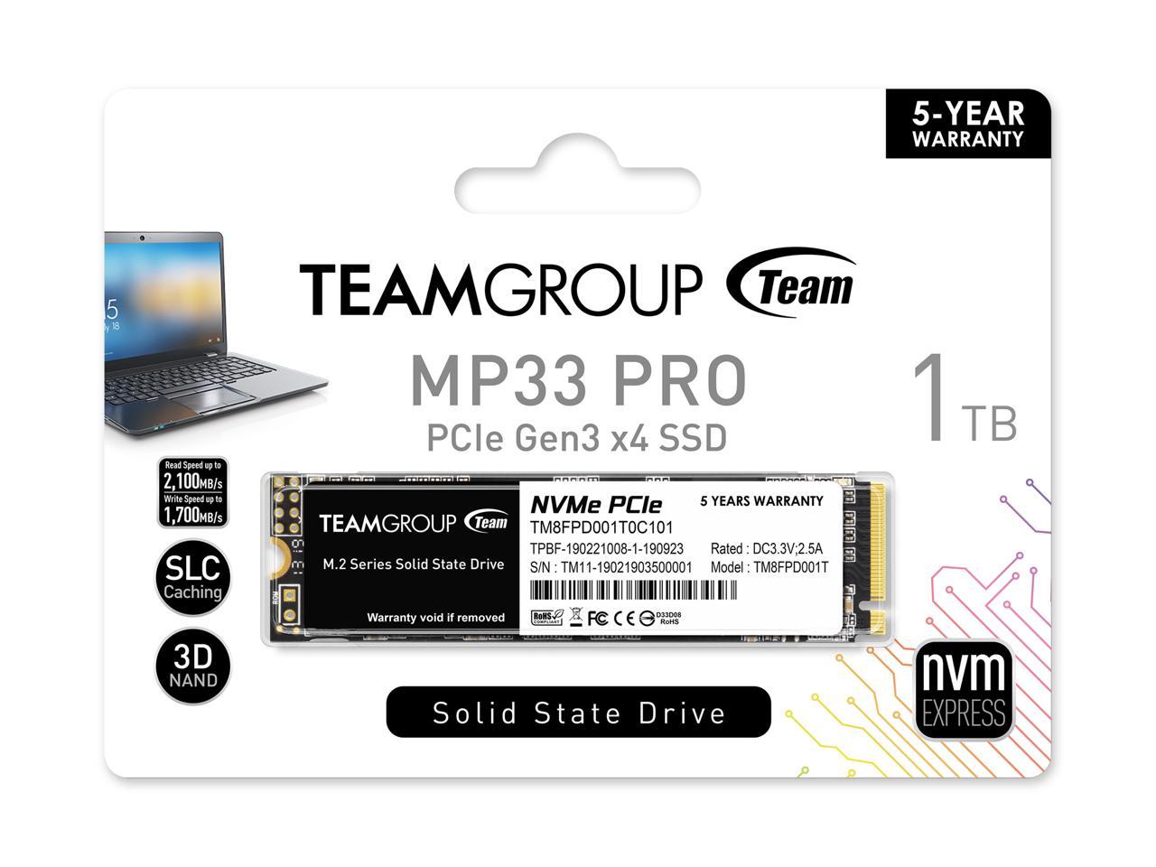 SSD M.2 2280 1TB Nvme Internal Solid State Drive PC SATA III 6Gb/s Read Speed Up to 2100MB/S 1TB 