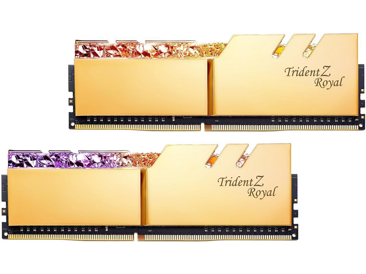 G.SKILL Trident Z Royal Series 32GB (2 x 16GB) 288-Pin PC RAM DDR4 