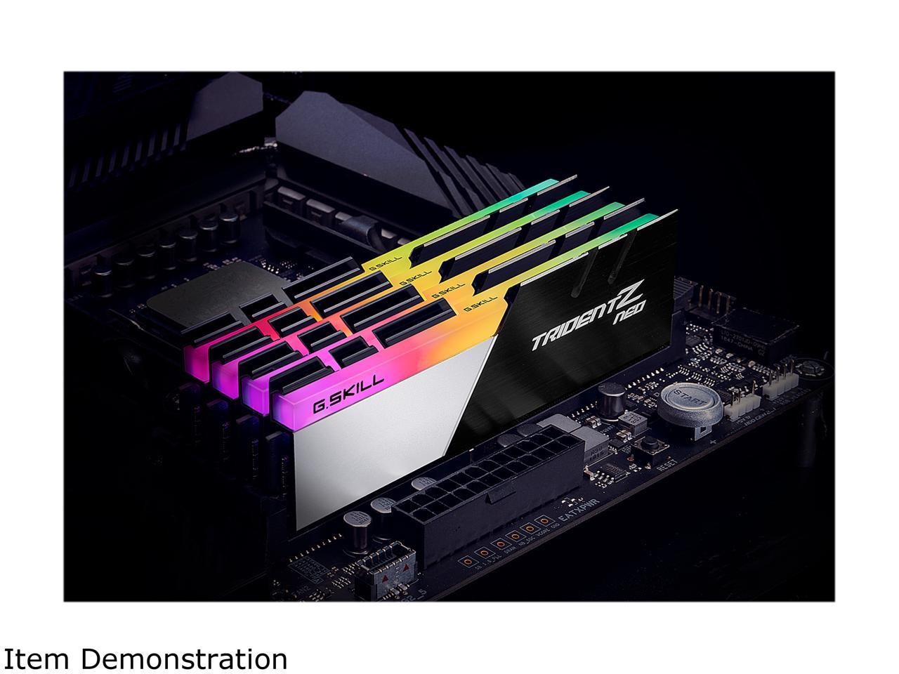 G.SKILL Trident Z Neo Series 32GB (2 x 16GB) DDR4 3800 (PC4 30400 ...