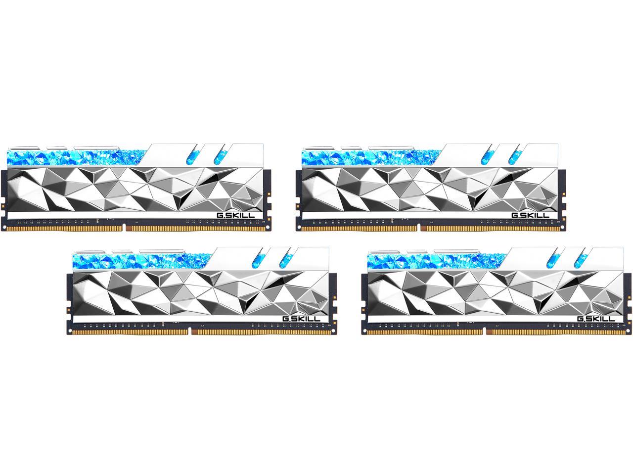 G.SKILL Trident Z Royal Elite Series 64GB (4 x 16GB) 288-Pin DDR4 SDRAM  DDR4 3600 (PC4 28800) Desktop Memory Model F4-3600C14Q-64GTESA