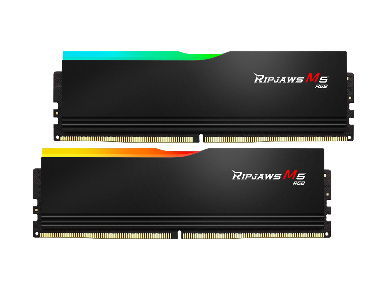 G.SKILL Ripjaws M5 RGB Series Black 32GB (2x16GB) DDR5 6000 Desktop Memory F5-6000J3648D16GX2-RM5RK