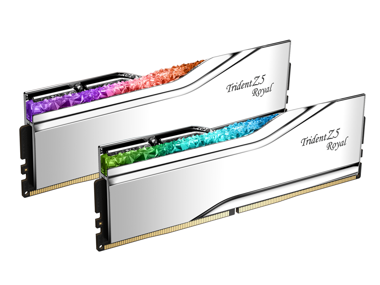 G.SKILL Trident Z5 Royal Series 64GB (2 x 32GB) 288-Pin PC RAM DDR5 6400 (PC5 51200) Desktop Memory Model F5-6400J3239G32GX2-TR5S