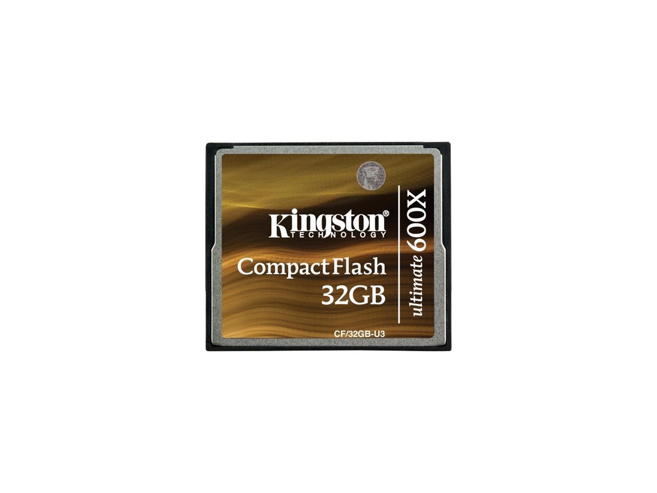 Kingston Ultimate CF/32GB-U3 32 GB CompactFlash (CF) Card - 1 Card ...