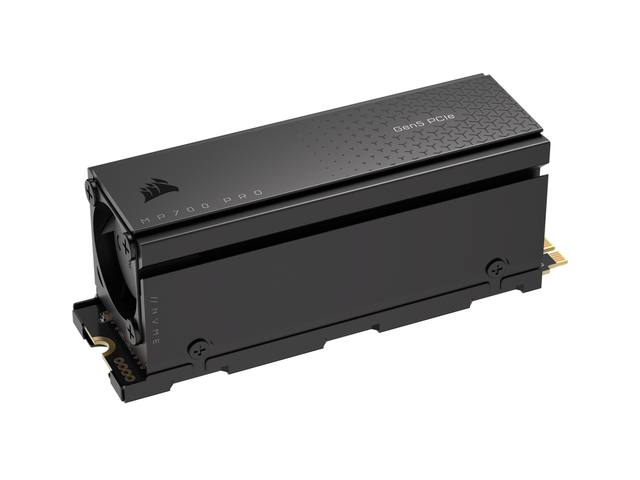 CORSAIR MP700 PRO 2TB with Air Cooler PCIe Gen5 x4 NVMe 2.0 M.2 SSD ...