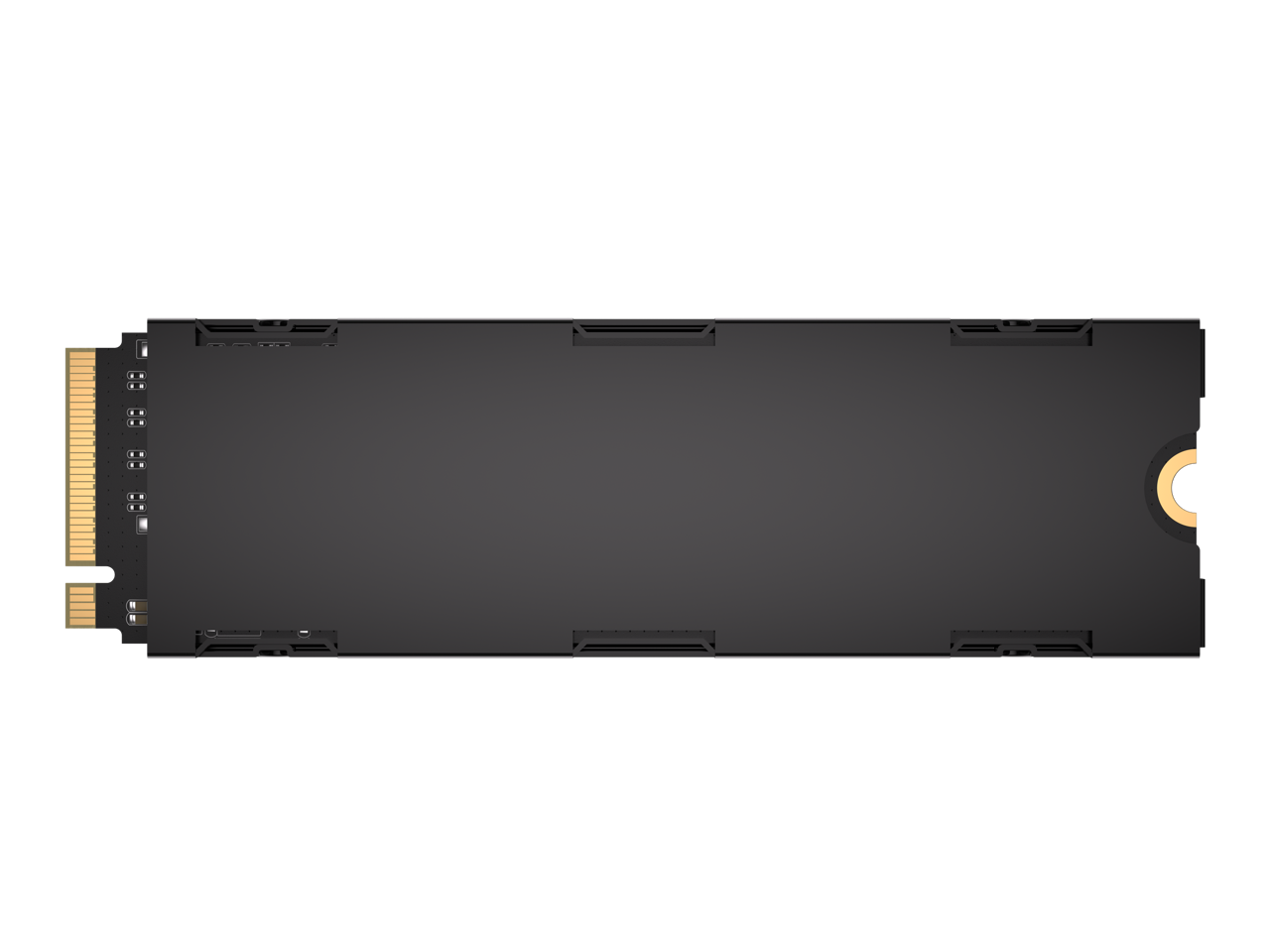 CORSAIR MP700 PRO 2TB with Air Cooler PCIe Gen5 x4 NVMe 2.0 M.2 SSD ...