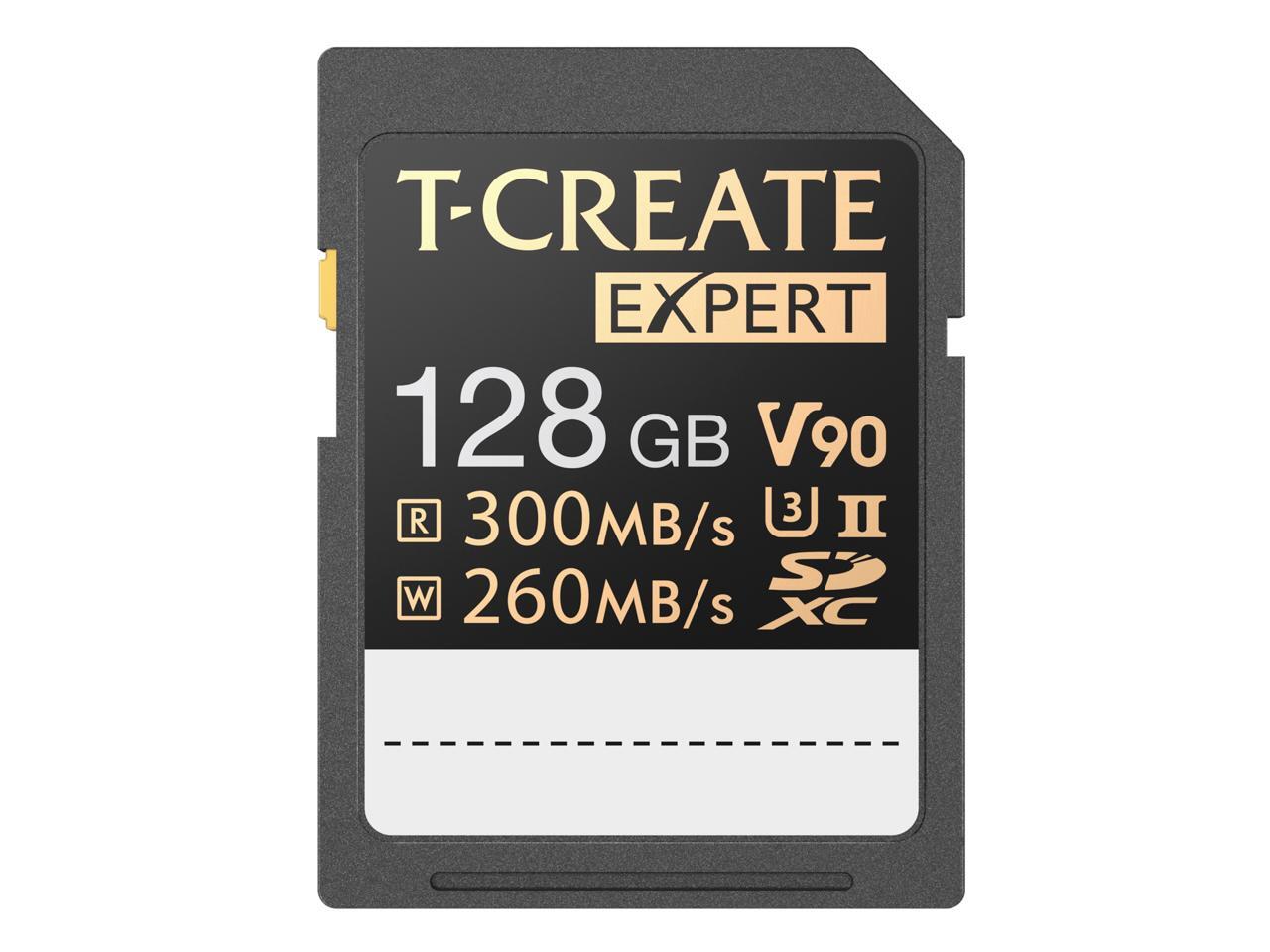 Team Group 128GB Expert SD Card UHSII / U3 / V90 Read/Write Speed Up to 300/260MB/s