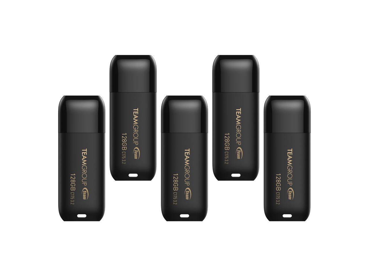TEAM 640GB(128GB x 5) C175 USB 3.2 Gen 1 Flash Drive, Speed Up to 100MB