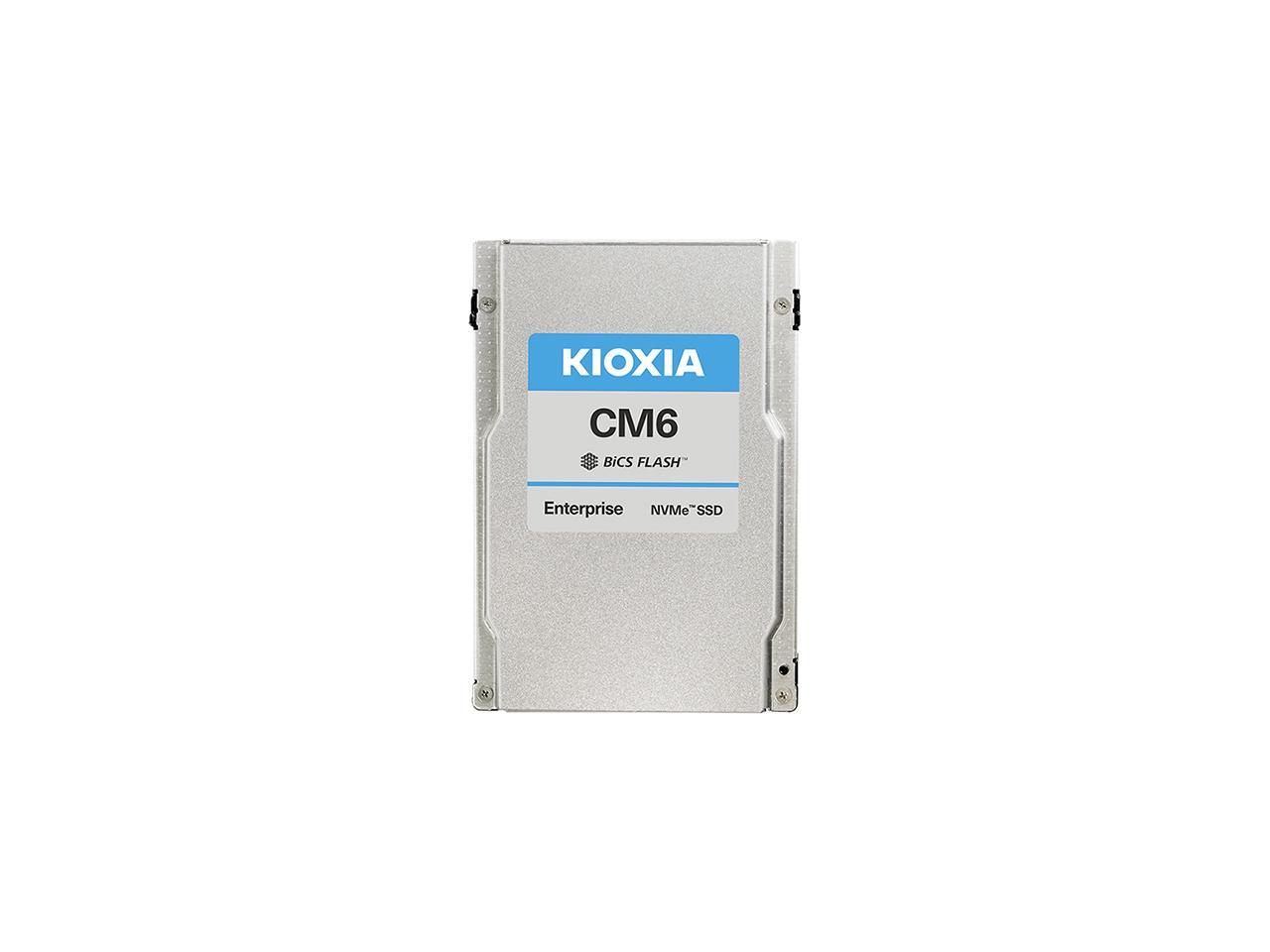 KIOXIA CM6R Series KCM6XRUL7T68 7.68TB PCIe 4.0 1x4, 2x2, NVMe 1.4