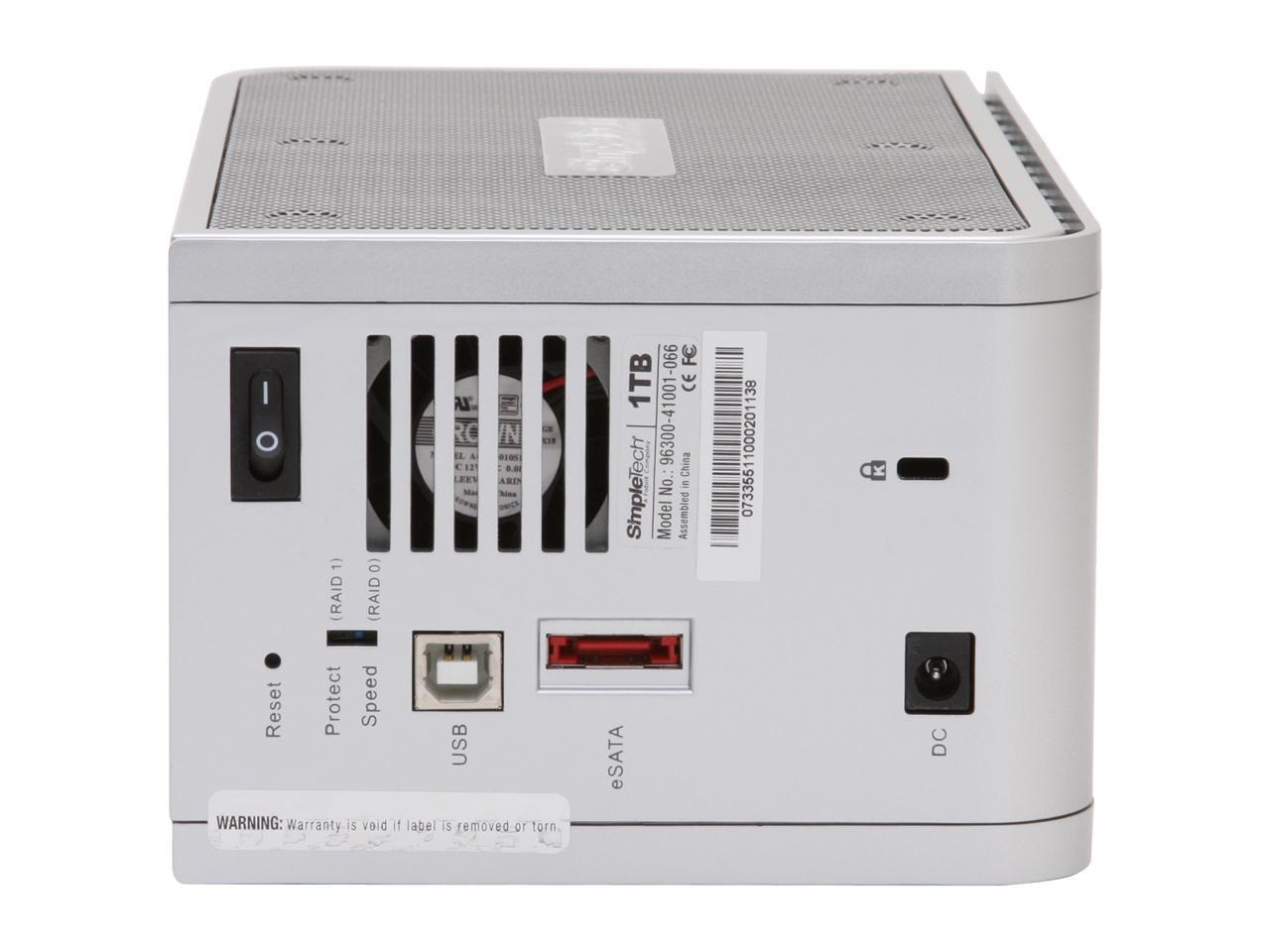 SimpleTech Duo Pro 1TB USB 2.0 / eSATA 3.5" External Hard Drive