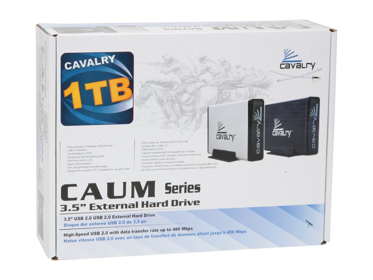 Cavalry CAUM Series 500GB USB 2.0 7200RPM External Hard Drive