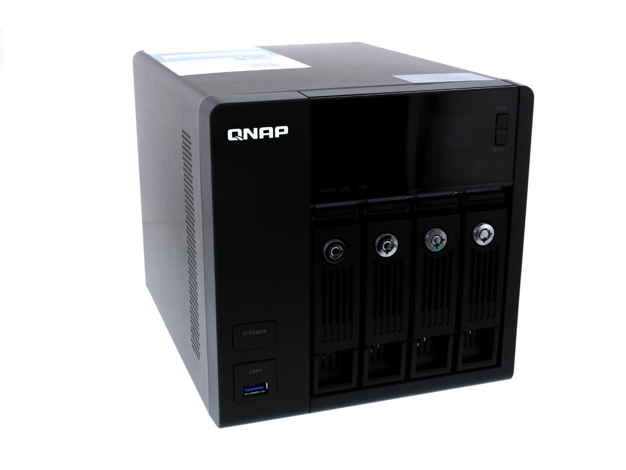 QNAP TS453 Pro 4Bay ProGrade NAS with Intel 2.0GHz Quad Core CPU and Media Transcoding