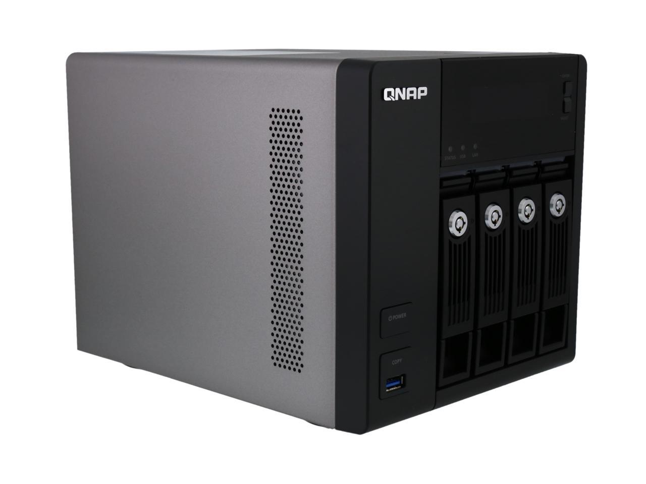 Open Box: QNAP TVS-471-i3-4G-US 4-Bay Intel Core i3 3.5 GHz Dual Core